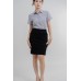 Casual Black Mini Skirt