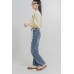 Light Wash Straight Jeans
