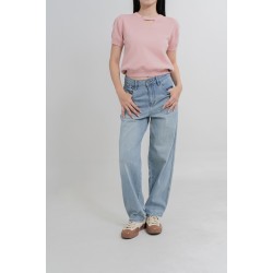 Light Blue Straight Jeans