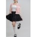 Tiered Ribbon Mini Skirt