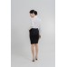 Slit Hem Pencil Skirt