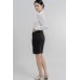 Slit Hem Pencil Skirt