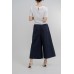 Cropped Wide Leg Pants