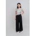 Belted Pleated Wide Leg Pants