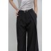 Belted Pleated Wide Leg Pants