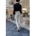 Button Tab Slim Pants