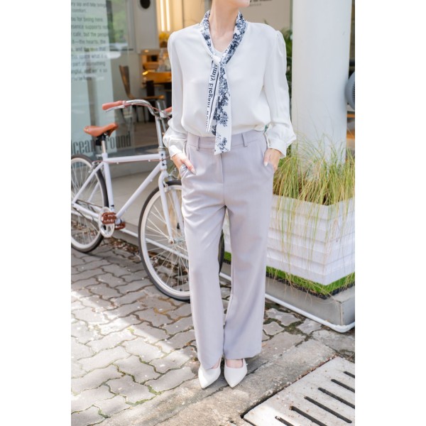 Solid suit trousers