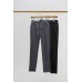 High Waist Straight Leg Trousers