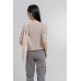 Three Quarter Sleeve Knit Top