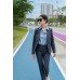 Single Breasted One Button Shawl Lapel