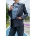 Single Breasted One Button Shawl Lapel