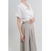 Pleated Midi Skirt