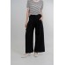 Drawstring Pleated Wide Leg Pants