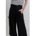 Drawstring Pleated Wide Leg Pants