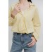 Casual Collared Button-Up Top
