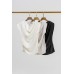 Draped Front Sleeveless Top