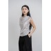Draped Front Sleeveless Top