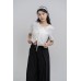 Tie Front Cropped Top