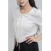 Tie Front Cropped Top