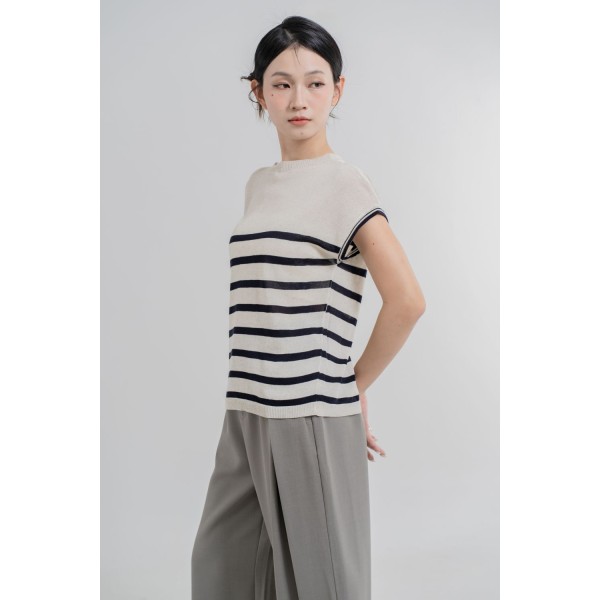 Striped Knitted Top