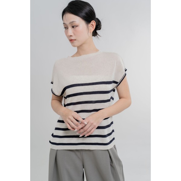 Striped Knitted Top