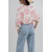 Floral Tie Front Blouse