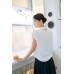 Sleeveless Blouse With Scarf