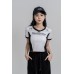 Ruffle Waist Wide Leg Pants