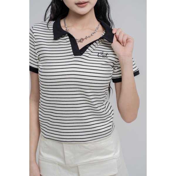 Striped Polo Shirt