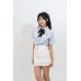 Preppy Cropped Blouse