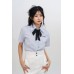 Preppy Cropped Blouse