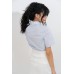 Preppy Cropped Blouse