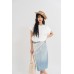 Denim Midi Skirts