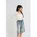 Lace Collar Crop Top