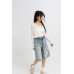Lace Collar Crop Top