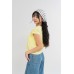 Cap Sleeves Crop Top