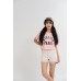 Embroidered Text Crop Top