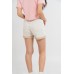 Denim Roll Up Hem Shorts