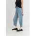 Barrel Leg Denim Pants