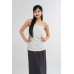 Ruched Shoulder Straps Top
