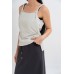 Drawstring Elastic Waistband Skirt