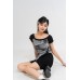 Denim Illusion Corset Tee