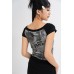 Denim Illusion Corset Tee