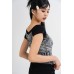 Denim Illusion Corset Tee