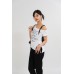 Asymmetrical Word Printted Top