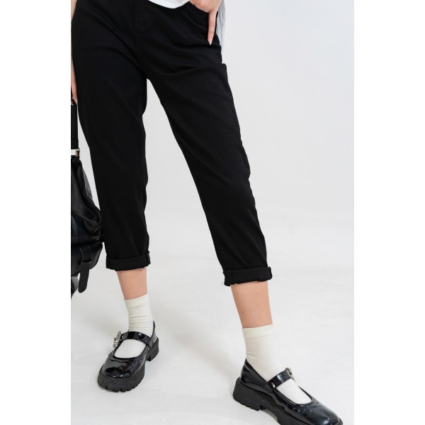 Denim Tapered Pants