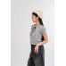 Lace Up Short Sleeves Top
