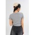 Lace Up Short Sleeves Top