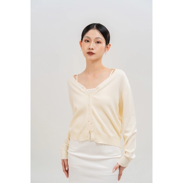 Knitted Long Sleeve Cardigan