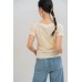 Retro short fake two-piece
